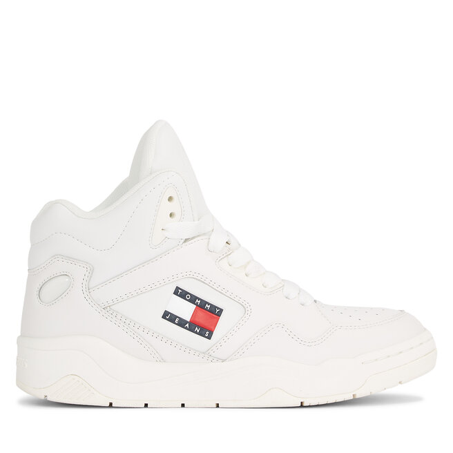 Sneakersy Tommy Jeans Tjw New Basket Mc - Écru