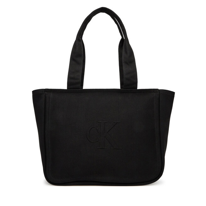 Torebka Calvin Klein Jeans Summer Canvas Tote - Czarny