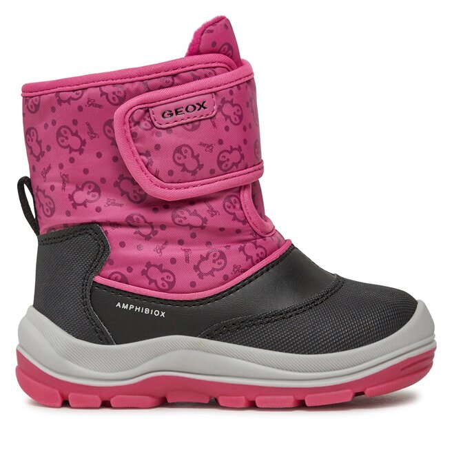 Geox Cizme de zăpadă Geox B Flanfil Girl B Abx B263WG 0BCMN C0922 S Black/Fuchsia