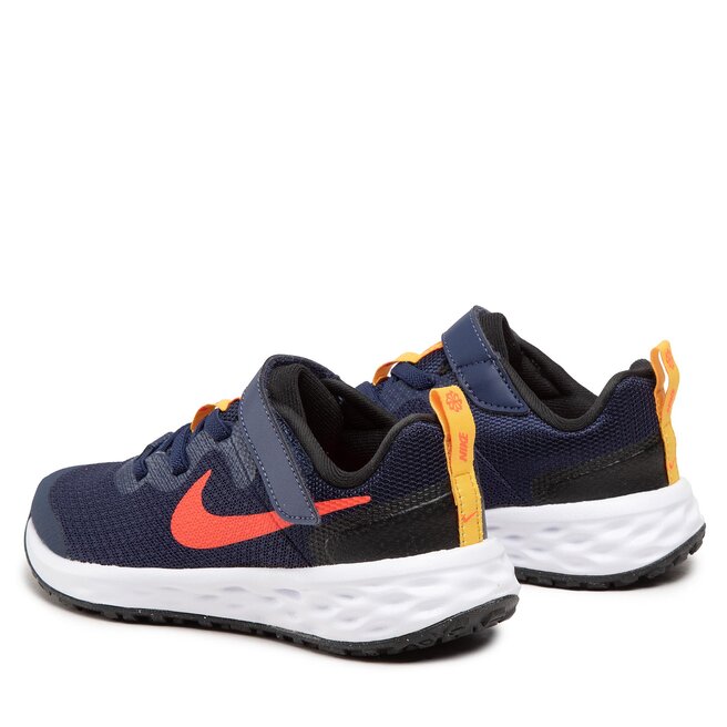 Nike Обувки Nike Revolution 6 Nn (Psv) DD1095 412 Midnight Navy/Bright Crimson