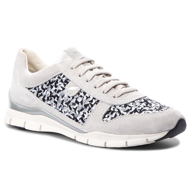 Sneakersy Geox D Sukie A D52F2A 0228M C1351 Off White Black