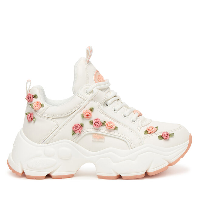 Sneakersy Buffalo Binary Rose 2.0 1636665 Biały - kobiece
