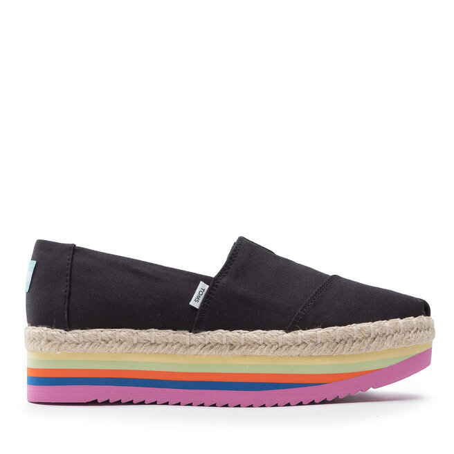 Toms Еспадрили Toms Alpargata Platform Rope High 10017849 Black
