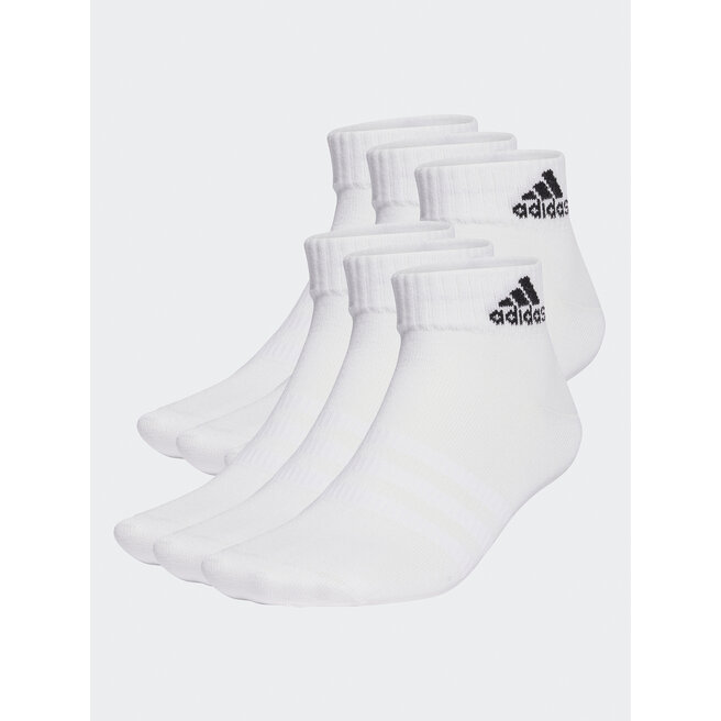 adidas Rövid unisex zoknik adidas Thin and Light Sportswear Ankle Socks 6 Pairs HT3430 white/black