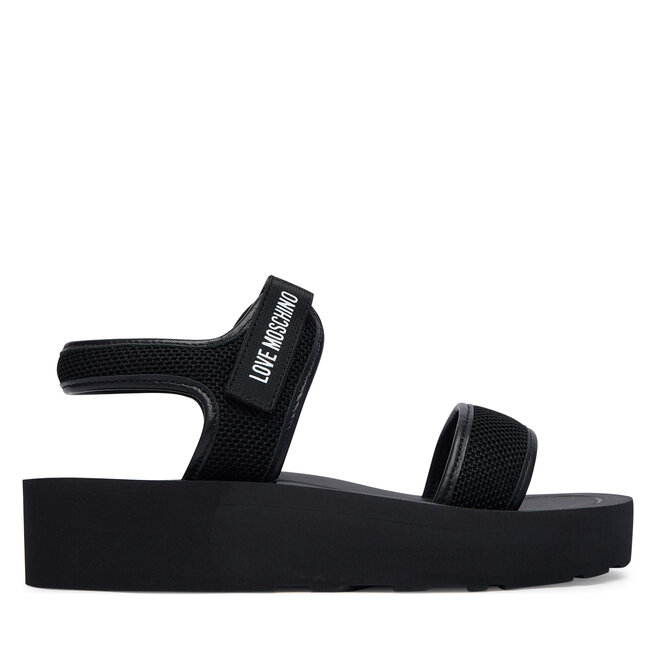Sandały LOVE MOSCHINO JA16144I0OIQI00A Czarny - kobiece
