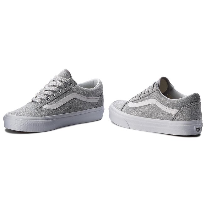 Vans old skool lurex glitter silver hotsell