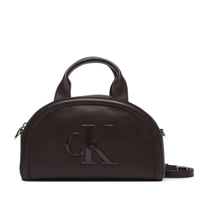 Torebka Calvin Klein Bold Ck Dome Crossbody LV04F3895G Bordowy -