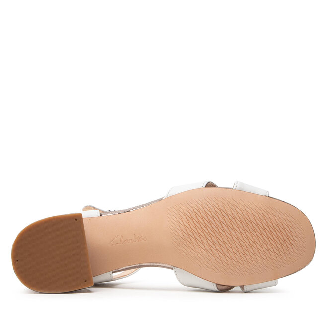 Sandalias Cuero Mujer Sandalias Clarks Sheer 35 Strap De Taco