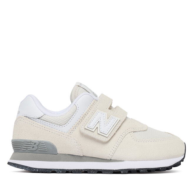 Sneakersy New Balance PV574EVW Écru - chłopięce