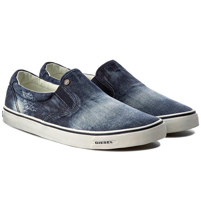 Sneakers aus Stoff Diesel Sub-Ways Y01049 P1275 T6067 Indigo