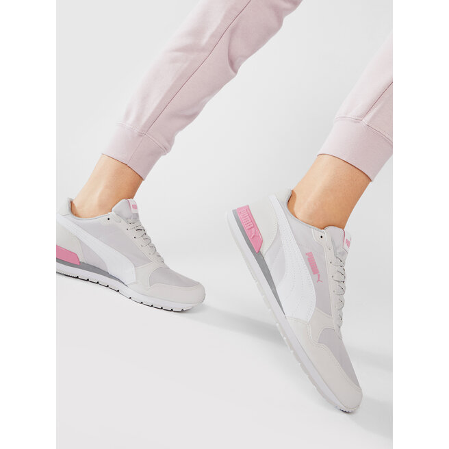 Laisvalaikio batai Puma St Runner V2 Nl Jr 365293 16 Nimbus  Cloud/White/Pink • Www.eavalyne.lt