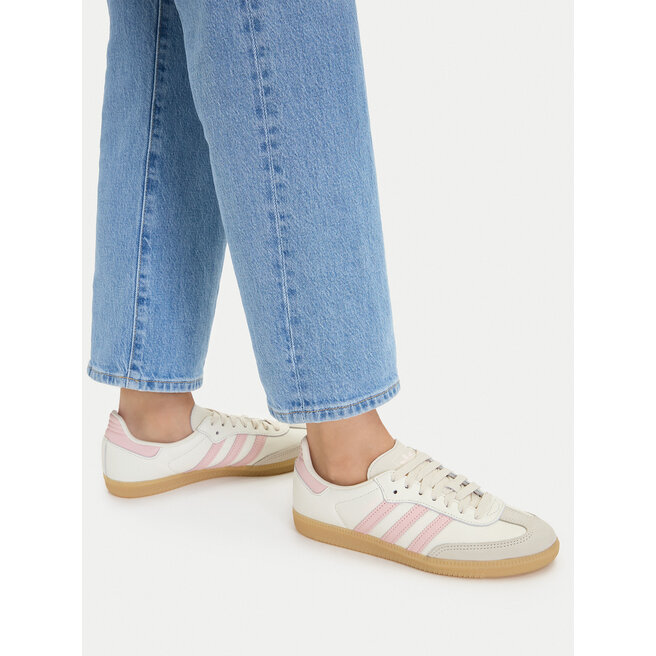 Sneakersy adidas Samba Og IH9059 Écru - kobiece