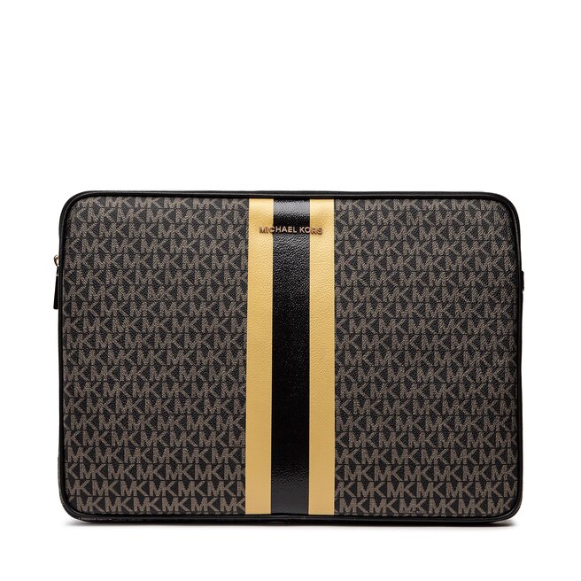 Etui pentru laptop MICHAEL Michael Kors Jet Set 32F2GJ6N7V Blk/Gold 32F2GJ6N7V