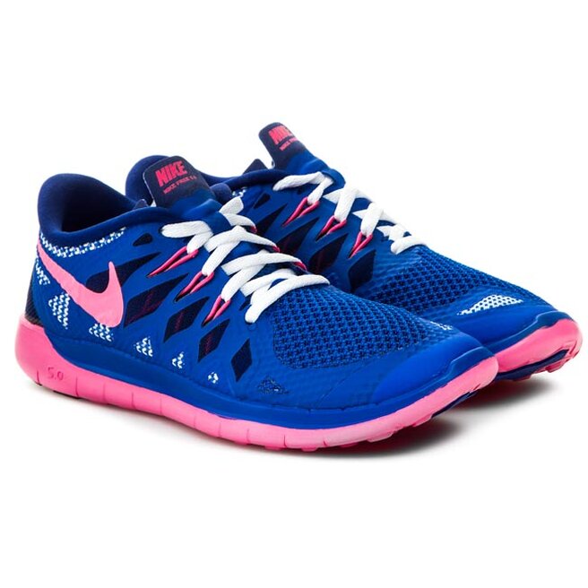 Zapatos Nike Free 5.0 644446 400 Hyper Cobalt/Hyper Pink/Dp Ryl Www.zapatos.es