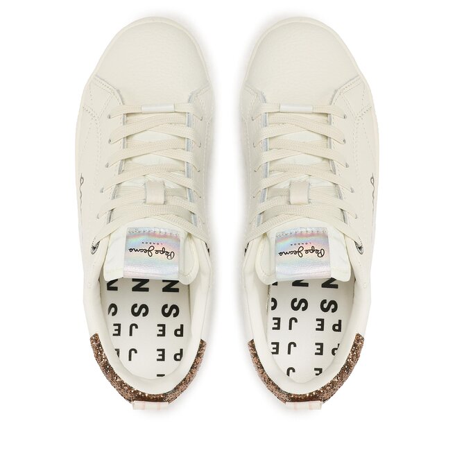 Pepe Jeans Сникърси Pepe Jeans Milton Essential PLS31371 Of White 803