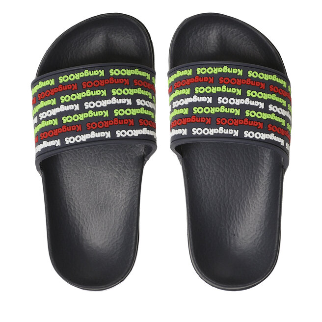 KangaRoos Papucs KangaRoos K-Slide Idol 10055 000 4054 Dk Navy/Lime