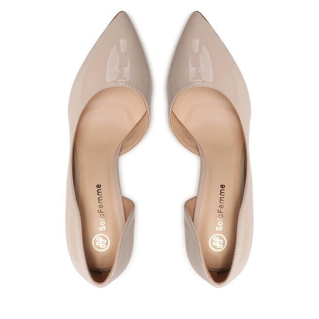 Solo Femme Pantofi cu toc subțire Solo Femme 34278-A8-P21/000-04-00 Beż