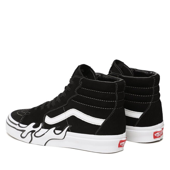 Vans Sneakers Vans Sk8-Hi Flame VN0005UJBZW1 Suede Black/White
