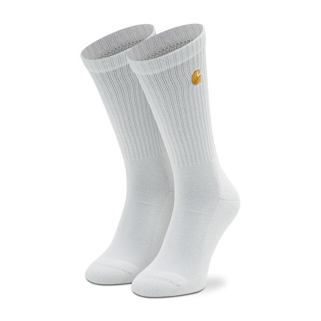 Κάλτσες Ψηλές Ανδρικές Carhartt WIP Chase I029421 White/Gold