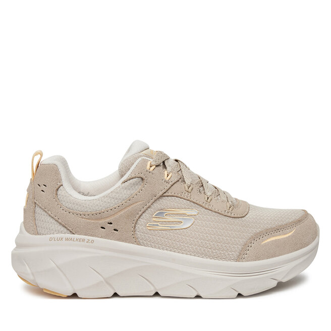 Sneakersy Skechers D'Lux Walker 2.0 150108/TPOR Beżowy - kobiece