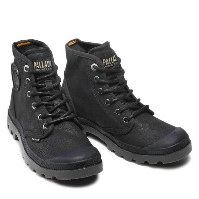 Scarponcini Palladium Pampa Hi Wax U 77222 008 M Black escarpe