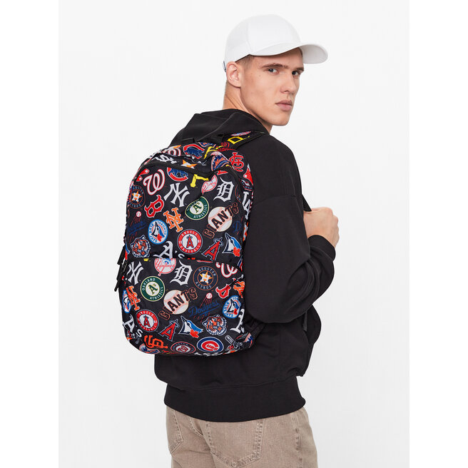 New Era Раница New Era Disti Multi Bag Mlb Aop 60240052 Mlball/Blk