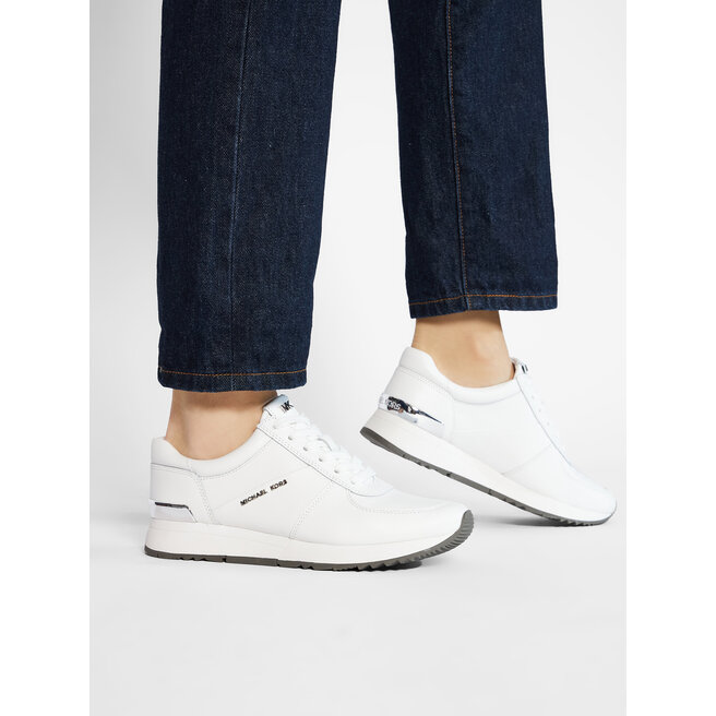 MICHAEL Michael Kors Сникърси MICHAEL Michael Kors Allie Trainer 43R5ALFP3L Optic White