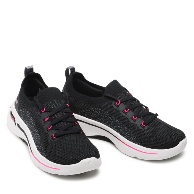 Hot pink top skechers go walk