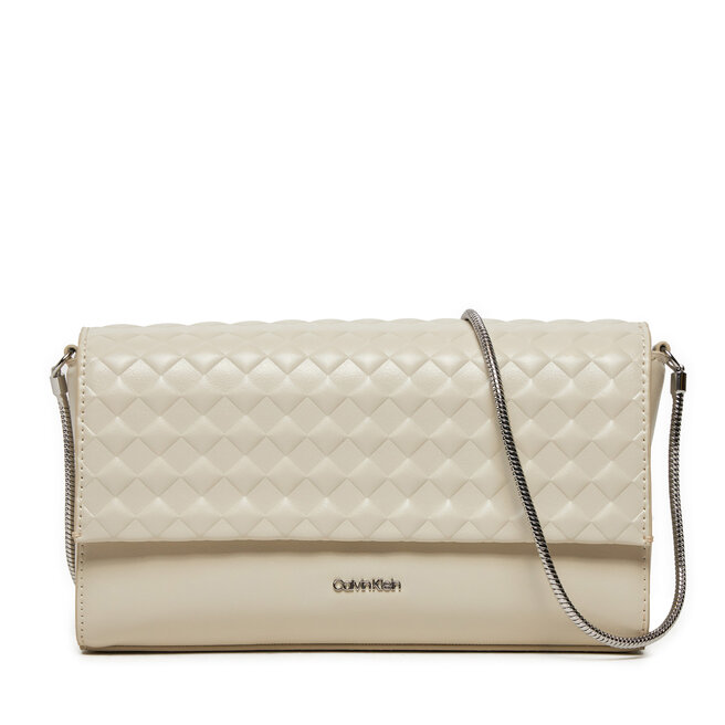 Torebka Calvin Klein Calvin Mini Quilt Mini Crossbody - Szary