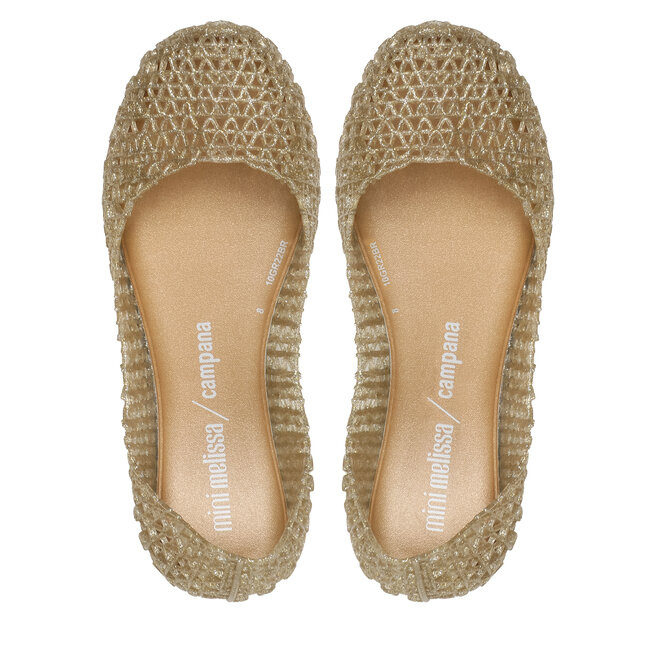 Melissa Balerini Melissa Mini Melissa Campana Papel Inf 32996 Glitter Gold AO474