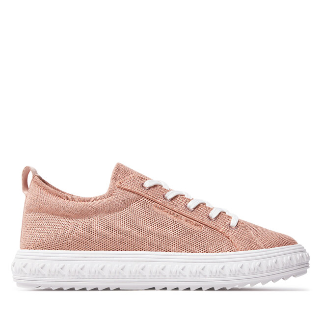 Sneakersy MICHAEL Michael Kors Grove Metallic - Różowy