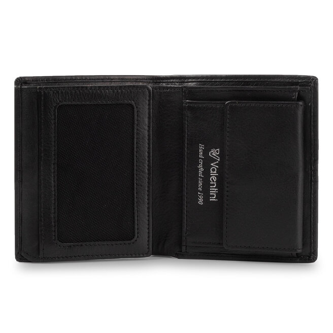 Portafoglio grande da uomo Valentini 154 115 Black F.Red escarpe