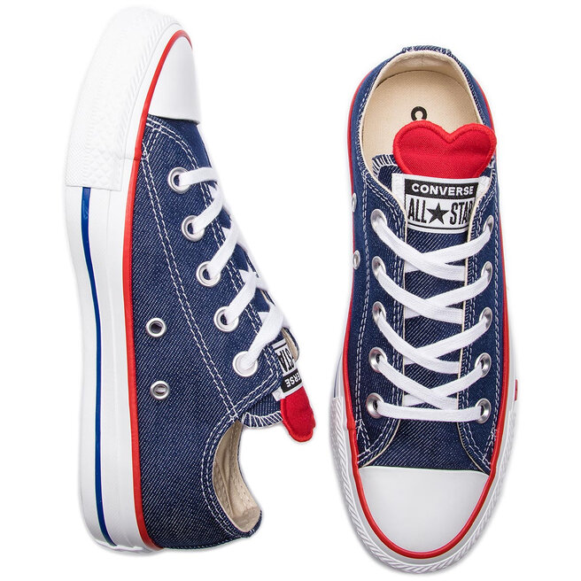 converse enamel red