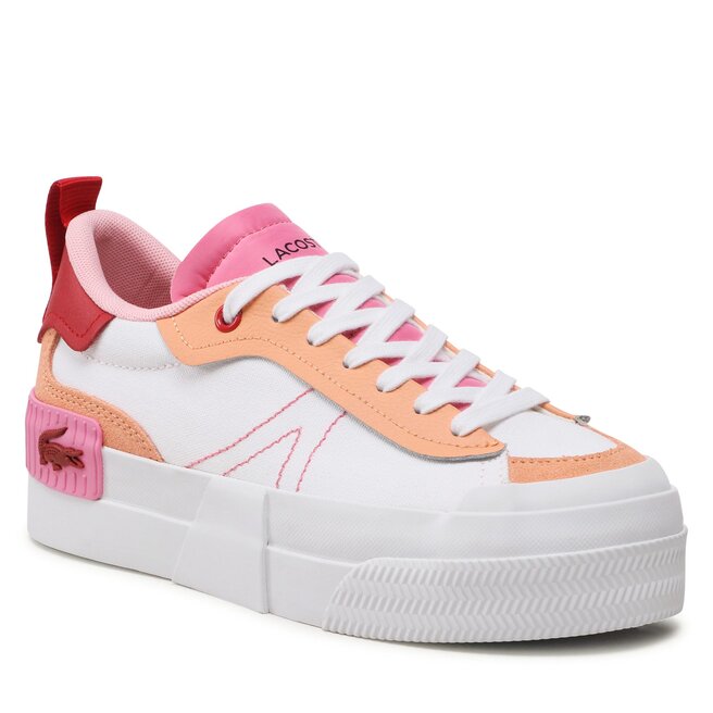 Lacoste Сникърси Lacoste L004 Platform 123 1 Cfa 745CFA0014286 Wht/Red