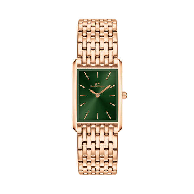 Ρολόι Daniel Wellington Bound 9-Link Emerald DW00100704 Gold/Green