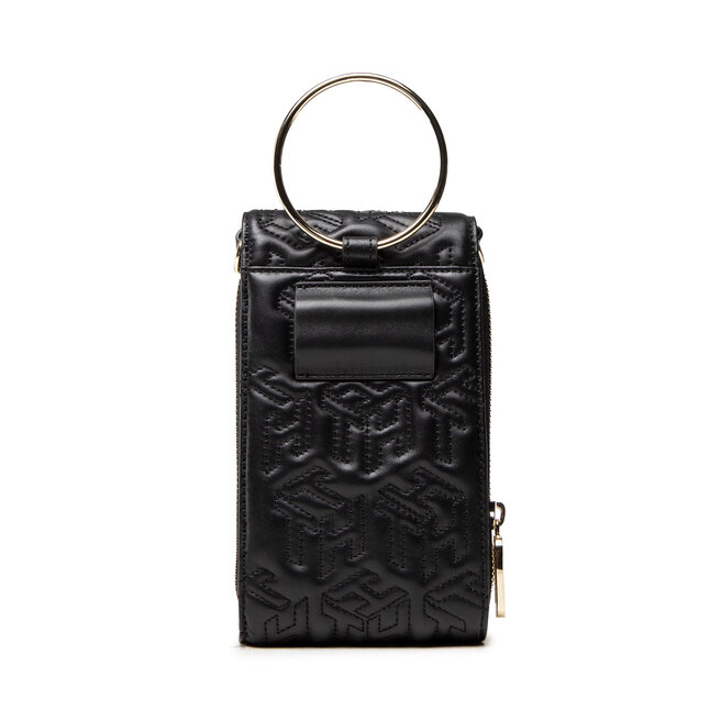 Tommy Hilfiger Τσάντα Tommy Hilfiger Turnlock 3 Way Crossover Mono AW0AW10485 BLK