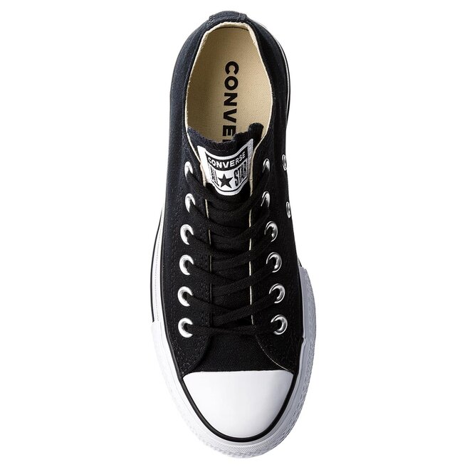 Converse Plátěnky Converse Ctas Lift Ox 560250C Black/White/White