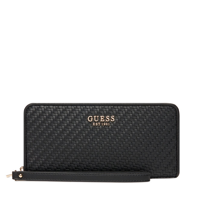 Duży Portfel Damski Guess Mirema Slg SWWG96 - Czarny