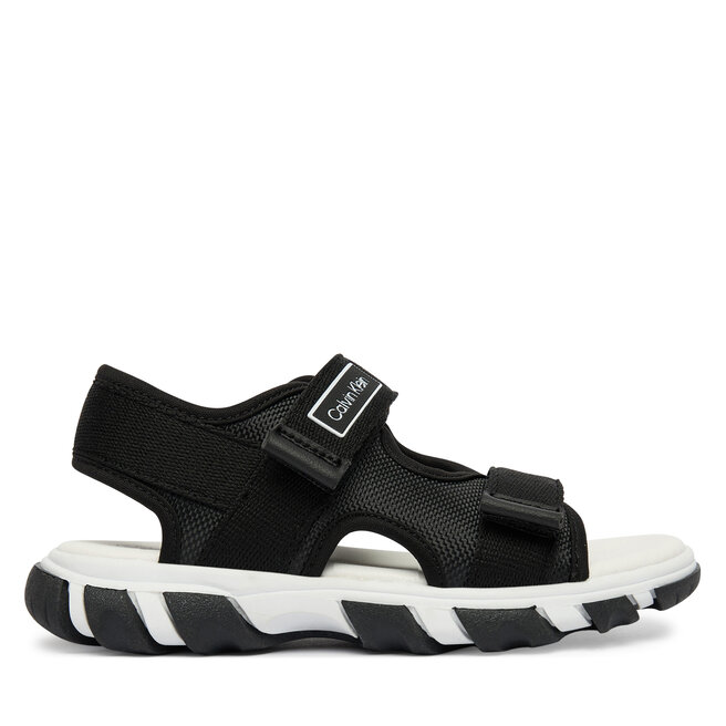 Sandały Calvin Klein Velcro Sandal V1B2-83321-1564 Czarny - chłopięce