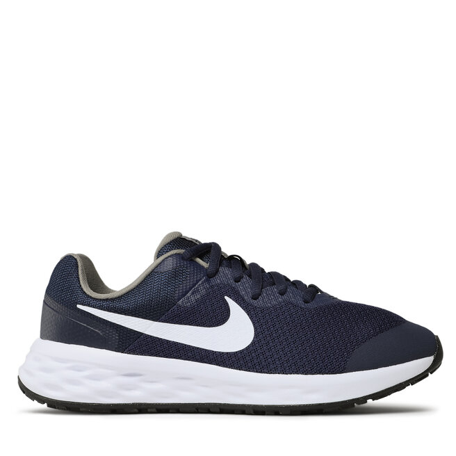 Nike Обувки Nike Revolution 6 Nn (GS) DD1096 400 Midnight Navy/White