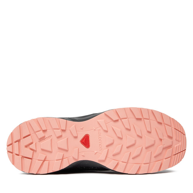 Salomon Bakancs Salomon Outway Climasalomon™ Waterproof L47282900 Quarry/Ebony/Peach Amber