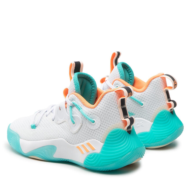 adidas Boty adidas Harden Stepback 3 J GW6575 Ftwwht/Beaora/Ecrtin