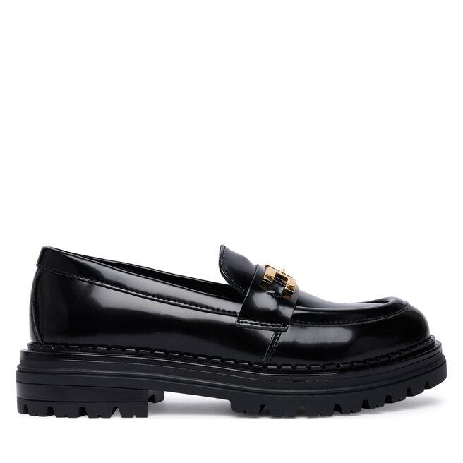 Loafersy Elisabetta Franchi F4A4-E0644-1259 Czarny - dziewczęce