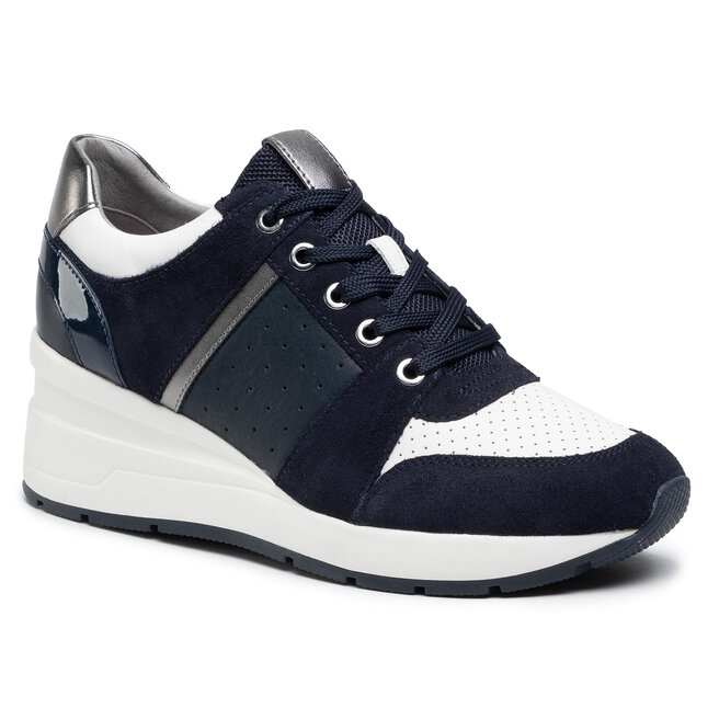 Laisvalaikio batai Geox D Zosma A D158LA 02285 C0836 Navy/Off Whie •  Www.eavalyne.lt
