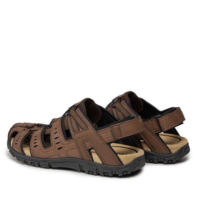 Sandales Geox Homme Strada A - Semelle Respirante Brevetée | Confort Et Style Urbain
