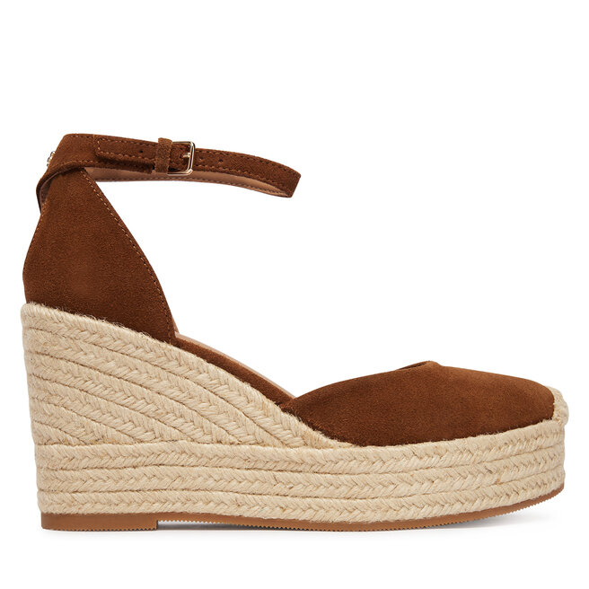 Espadryle BOSS Madeira 50563452 Brązowy - kobiece