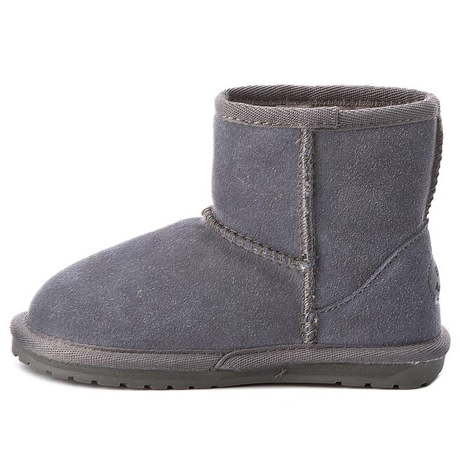 EMU Australia Topánky EMU Australia Wallaby Mini K10103 Charcoal/Anthracite