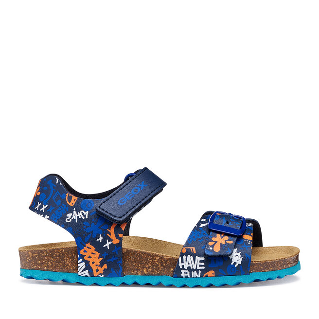 Sandały Geox J Ghita Boy J028LB 06A54 C0693 M Granatowy - chłopięce