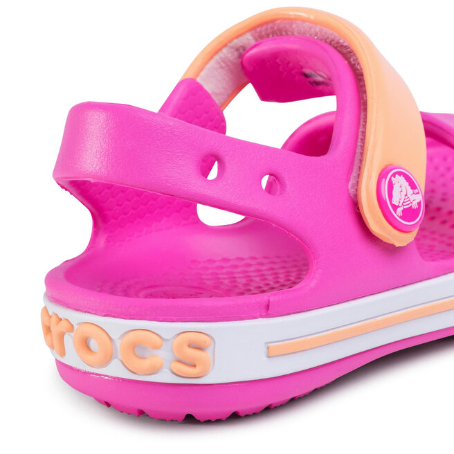 Crocs Сандали Crocs Crocband Sandal Kids 12856 Electric Pink/Cantaloupe