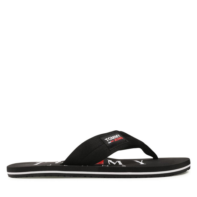 Tommy Jeans Flip-flops Tommy Jeans Beach Sandal EM0EM00691 Black BDS